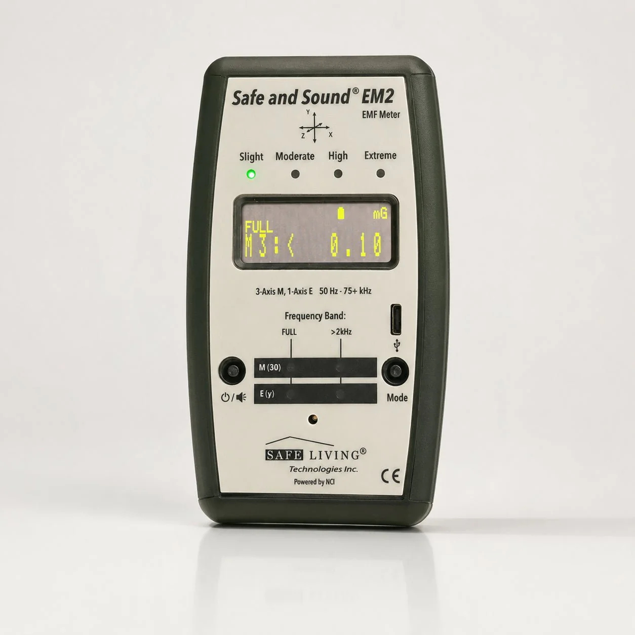2026 Safe and Sound Rechargeable EMF Detector EM2